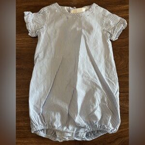Lullaby Set Stripe blue boy bubble Sz 12m